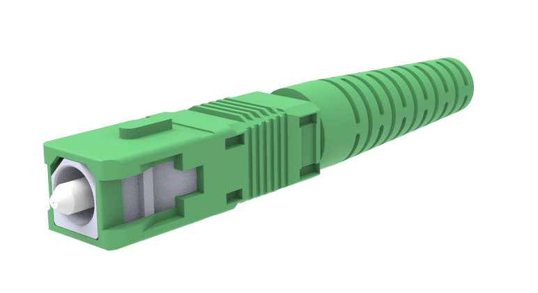 Conector de fibra óptica instalable en campo SM-SC/APC 3mm