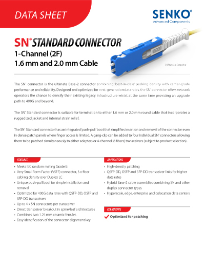 Data-Sheet_SN-Standard-Connector