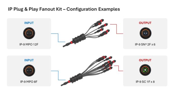 IP-9 Plug & Play Fanout Kit Configuration Examples