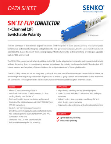 Data-Sheet-SN-EZ-Flip-Connector