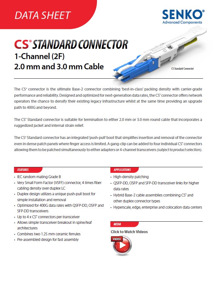 CS Standard Connector cover