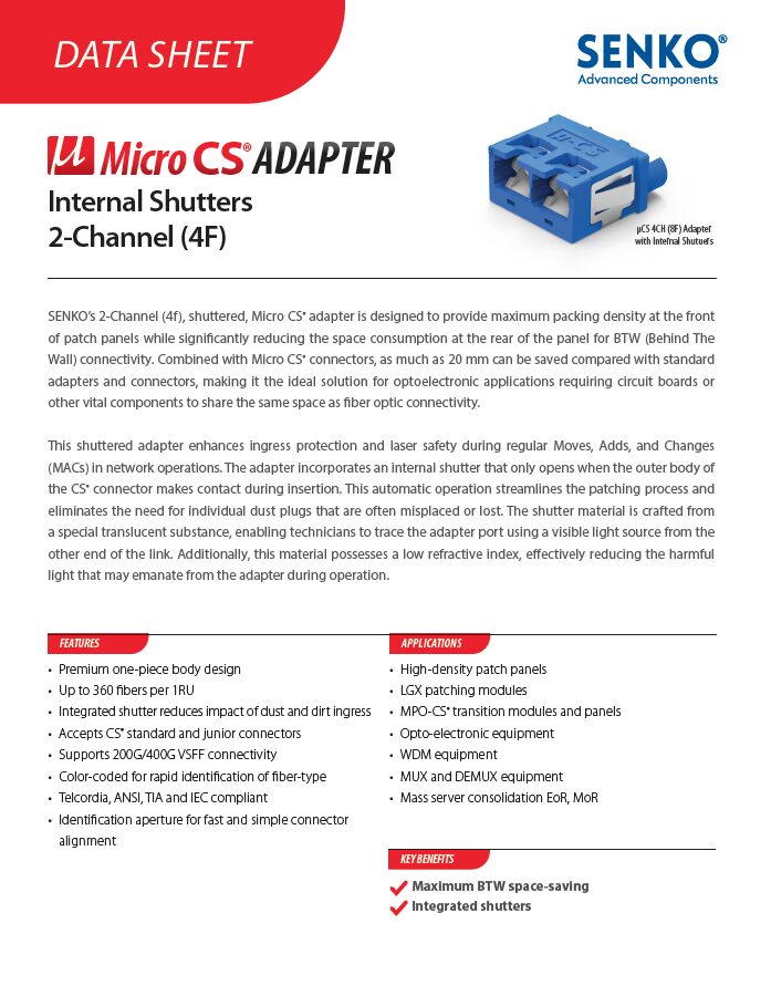 Micro CS Adapter cover