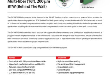 Data Sheet_SN-MT 16 Mini Connector