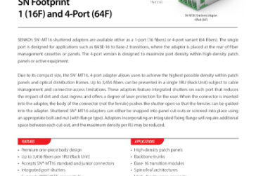 Data Sheet_SN-MT16 SN Footprint Shuttered Adapter