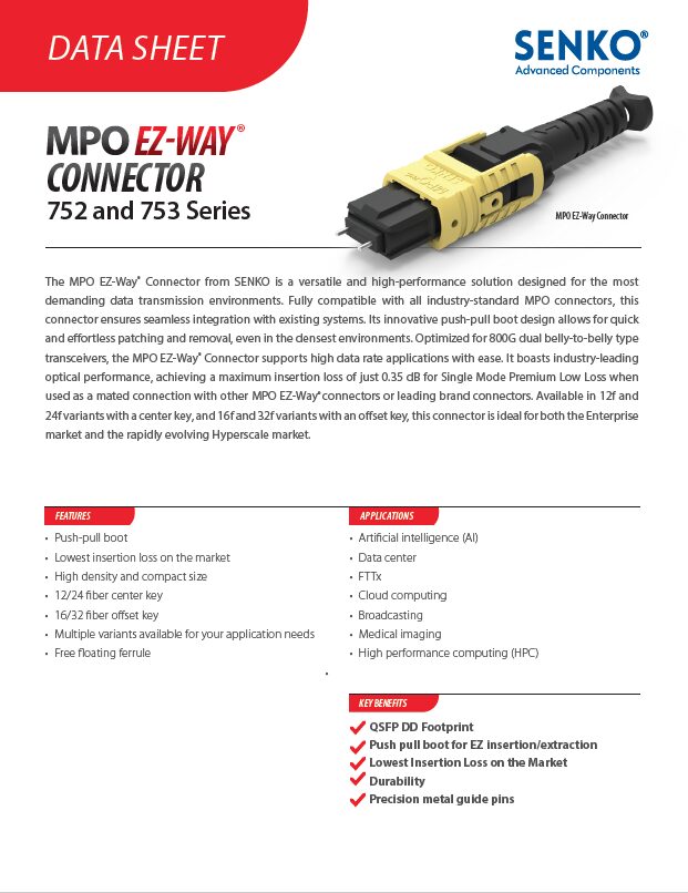 MPO EZ-Way Connector