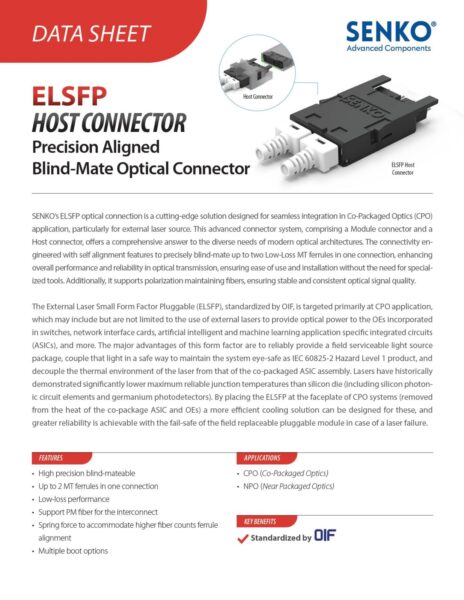 Cover DS ELSFP Host Connector