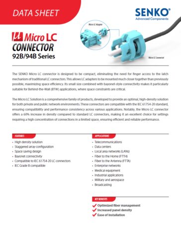 Cover Micro LC Connector DS