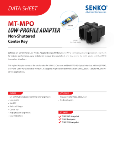 Data Sheet_MT-MPO Low Profile cover