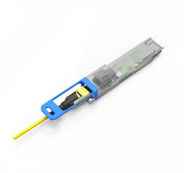 QSFP-DD Transceiver MPO EZ-Way Single -transparent