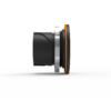 IP 25 Hybrid LC Adapter - Side